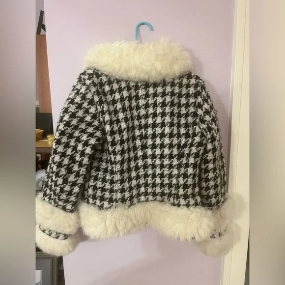 *SOLD ON EBAY* AZALEA WANG HOUNDSTOOTH JACKET - Picture 5 of 12